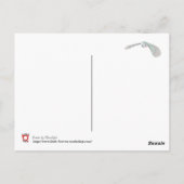 Bevroren door Moonlight Briefkaart (Achterkant)