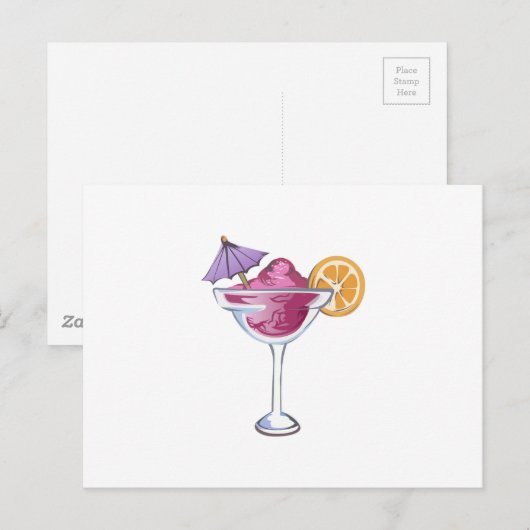 BEVROREN DRINK BRIEFKAART (Voorkant / Achterkant)