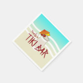 Bevroren Drink naam Tiki Bar Servet (Hoek)