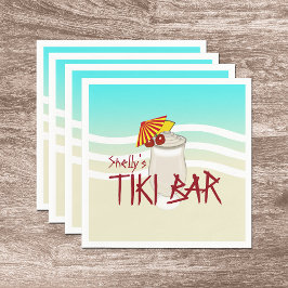 Bevroren Drink naam Tiki Bar Servet