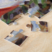 Bevroren Eikenblad Schilderij / Kunstenaar Larry L Legpuzzel (Zijkant)