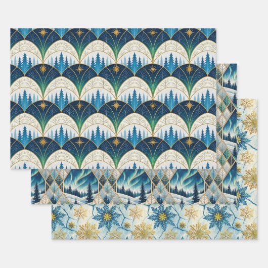 Bevroren Elegantie Inpakpapier Vel (Set)