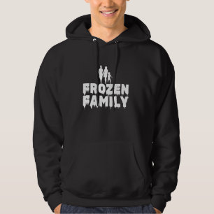 Bevroren familie koude duik ijsbad hoodie