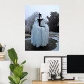 Bevroren fontein poster (Thuiskantoor)