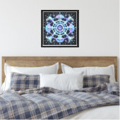 Bevroren Frequentie Canvas Afdruk (Insitu (Slaapkamer))