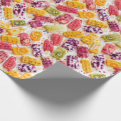 Bevroren Fruit Popsicles Abstract Cadeaupapier (Hoek)