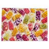 Bevroren Fruit Popsicles Abstract Groot Cadeauzakje (Achterkant)