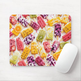 Bevroren Fruit Popsicles Abstract Muismat