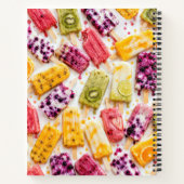 Bevroren Fruit Popsicles Abstract Notitieboek (Achterkant)