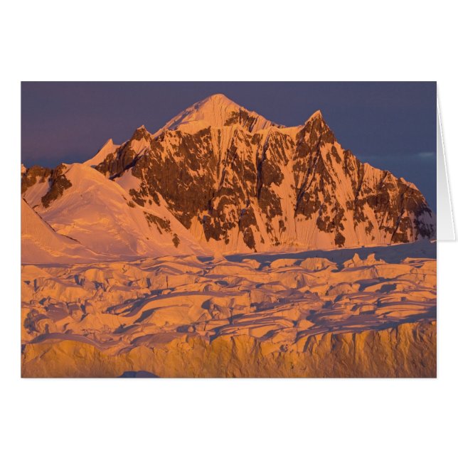 bevroren gletsjer berglandschap langs de (Voorkant Horizontaal)