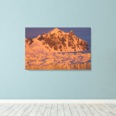 bevroren gletsjer berglandschap langs de canvas afdruk (Insitu (Houten vloer))