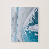 Bevroren gletsjerijs, IJsland Legpuzzel (Verticaal)