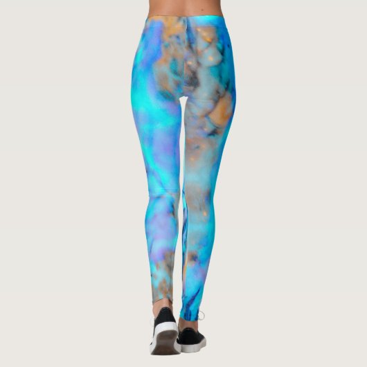 "bevroren gloed" leggings (Achterkant)