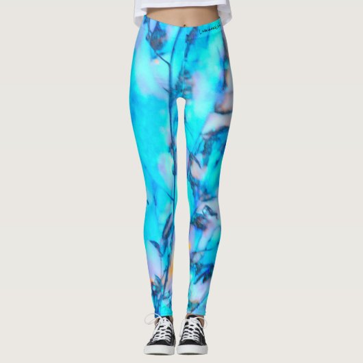 "bevroren gloed" leggings (Voorkant)