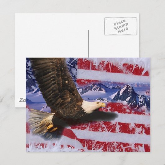 Bevroren glorie briefkaart (Voorkant / Achterkant)