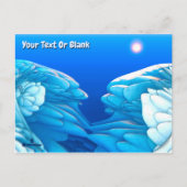 Bevroren golven briefkaart (Voorkant)