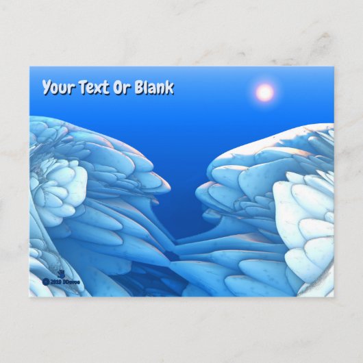 Bevroren golven briefkaart (Voorkant)