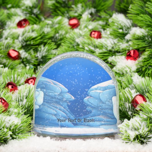 Bevroren golven sneeuwbol (Kerstmis)