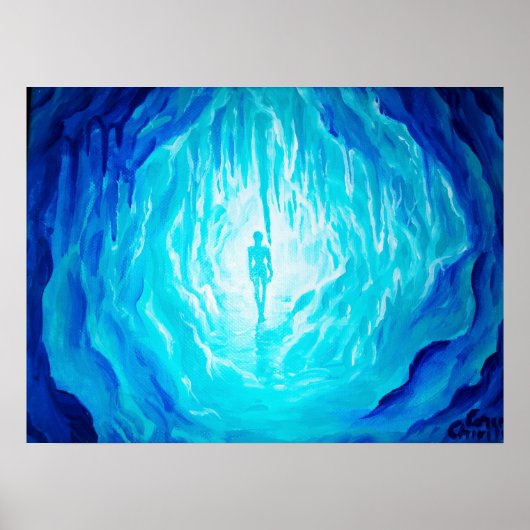 bevroren grot poster (Voorkant)