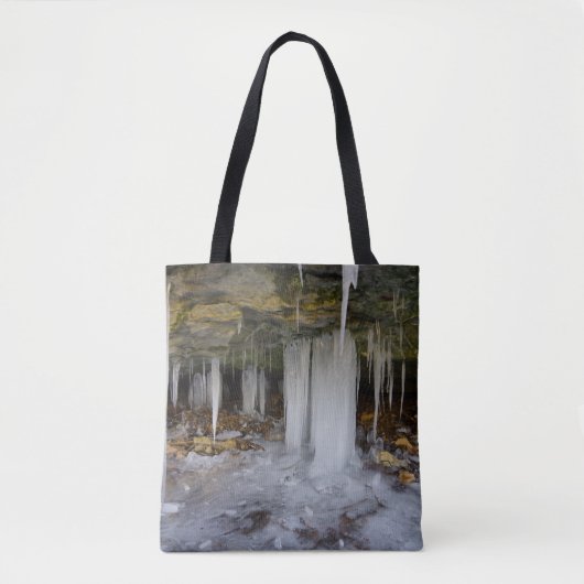 Bevroren grot tote bag (Voorkant)