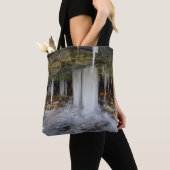 Bevroren grot tote bag (Dichtbij)