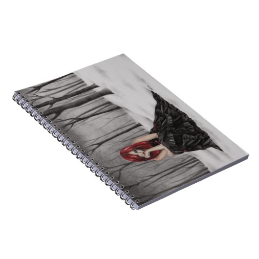 Bevroren hartenlaptop notitieboek (Rechterzijde)