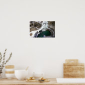 Bevroren Herfsten bij Johnson Creek, Alberta Poster (Keuken)