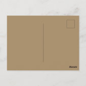 Bevroren Hol: Australisch Wombat-gezin, Verjaardag Briefkaart (Achterkant)