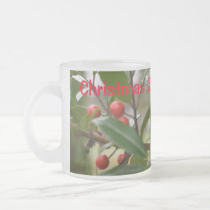Bevroren Holley Kerstmok by Pure Photography Matglas Koffiemok