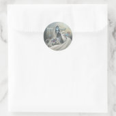 Bevroren Horror Ronde Sticker (Tas)