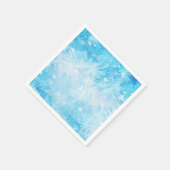 Bevroren IJs Winter Snowflakes Party Diner Servett Servet (Hoek)