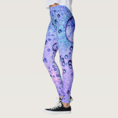 Bevroren ijsachtergrond met roze en blauwe kleuren leggings (Links)