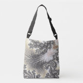 Bevroren ijskristallen Frozen Look Fractal Art Crossbody Tas (Voorkant)