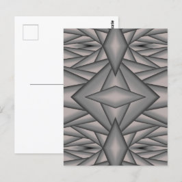 Bevroren in de tijd Abstracte kunst Briefkaart