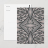 Bevroren in de tijd Abstracte kunst Briefkaart (Voorkant / Achterkant)