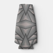 Bevroren in de tijd Abstracte kunst Flesjeskoeler (Voorkant)