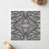 Bevroren in de tijd Abstracte kunst Notitiekaartje (Voorkant / Achterkant in situ)