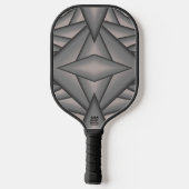 Bevroren in de tijd Abstracte kunst Pickleball Paddle (Achterkant)