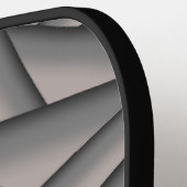 Bevroren in de tijd Abstracte kunst Pickleball Paddle (Links Detail)