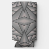 Bevroren in de tijd Abstracte kunst Seltzer Blikjeskoeler (Achterkant)