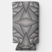 Bevroren in de tijd Abstracte kunst Seltzer Blikjeskoeler (Voorkant)