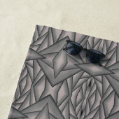 Bevroren in de tijd Abstracte kunst Strandlaken (In situ)