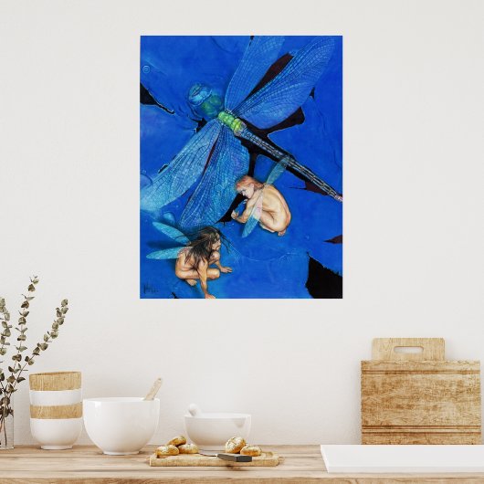 Bevroren in de vlucht poster (Keuken)