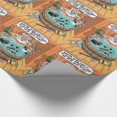 Bevroren in een hete buis cadeaupapier (Hoek)