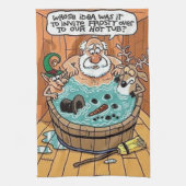 Bevroren in een hete buis theedoek (Verticaal)