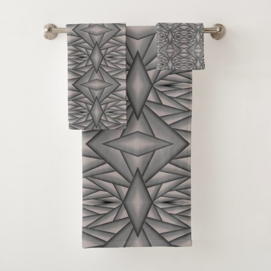 Bevroren in Tijd Abstracte Kunst Bad Handdoek (Insitu)