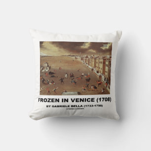 Bevroren in Venetië (1708) door Gabriele Bella Kussen