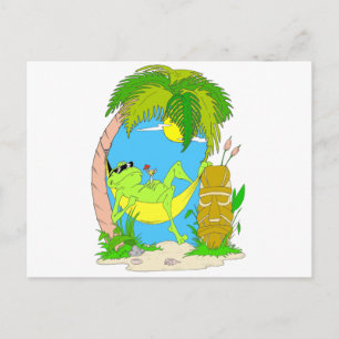 Bevroren kikker briefkaart