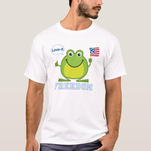 Bevroren kikker t-shirt (Voorkant)