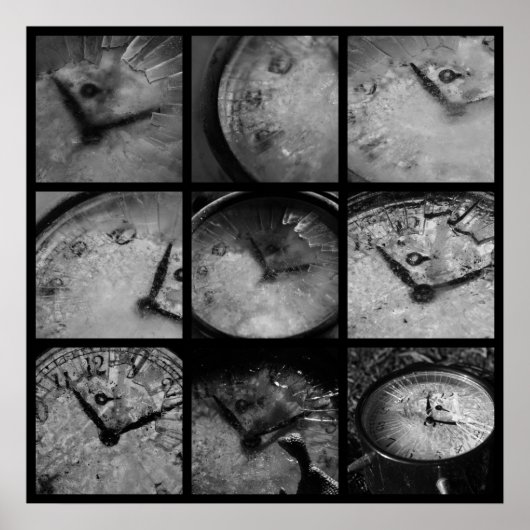 Bevroren klok poster (Voorkant)